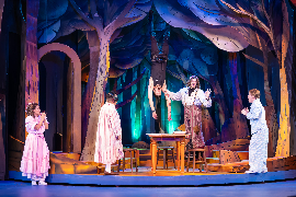 A Scene From Peter Pan Goes Wrong