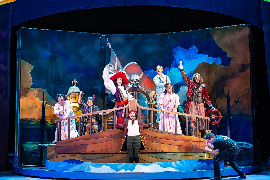 A Scene From Peter Pan Goes Wrong